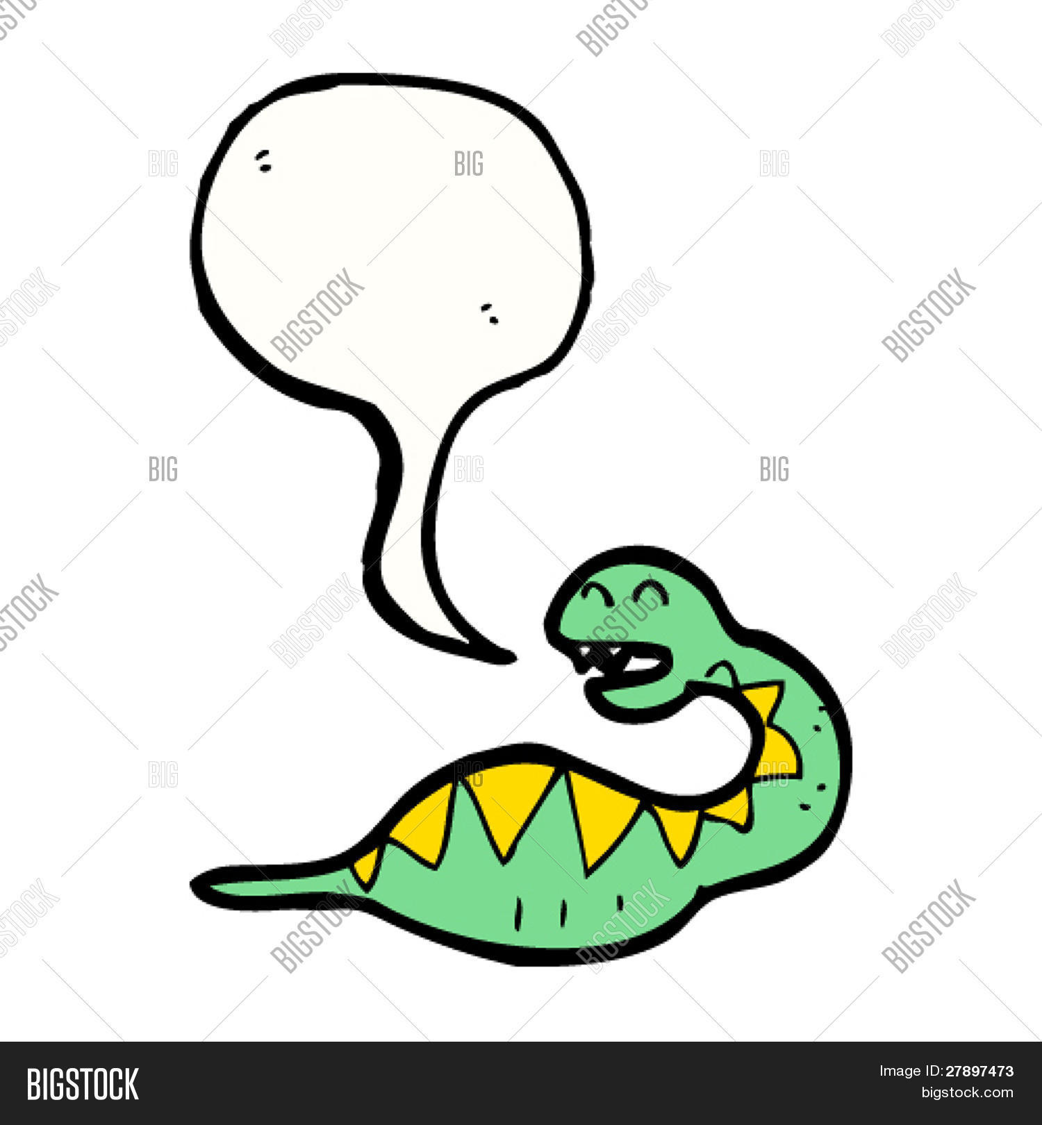 Cartoon Snake Bulge Vector & Photo (Free Trial) | Bigstock
