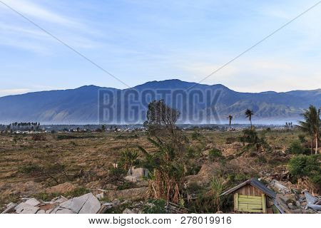A Sunny Morning In A Village Lost Due To The Earthquake And Liquefaction Of Petobo Indonesia Central