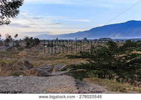 A Sunny Morning In A Village Lost Due To The Earthquake And Liquefaction Of Petobo Indonesia Central