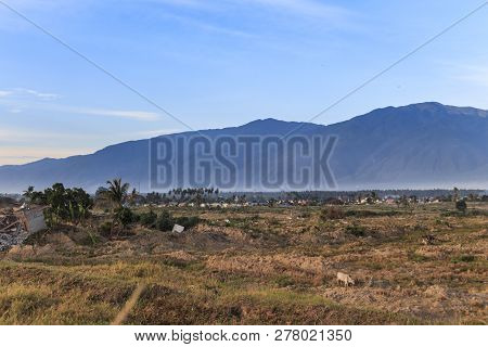 A Sunny Morning In A Village Lost Due To The Earthquake And Liquefaction Of Petobo Indonesia Central