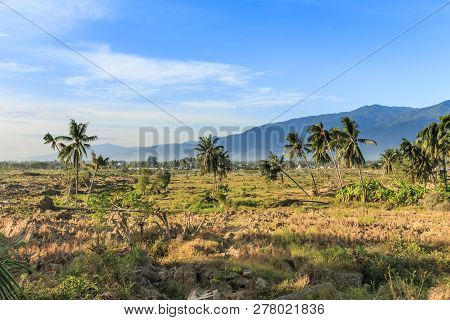 A Sunny Morning In A Village Lost Due To The Earthquake And Liquefaction Of Petobo Indonesia Central