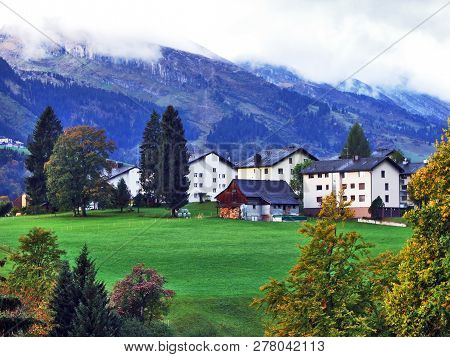 Wildhaus Village In The Toggenburg Region And In The Thur River Valley - Canton Of St. Gallen, Switz
