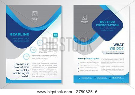 Template Vector Design For Brochure, Annualreport, Magazine, Poster, Corporate Presentation, Portfol