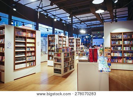 Famous International Books For Sale In The Libri Bookstore, One Of The Book Retailers In Ukraine. -