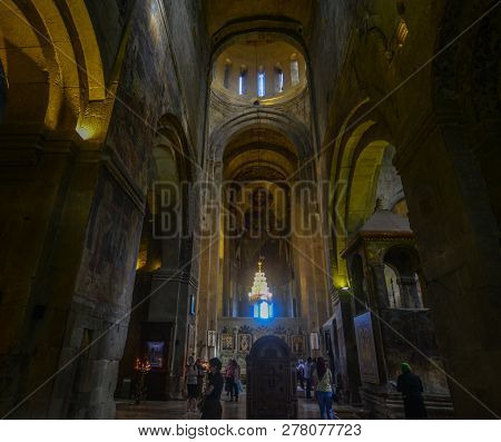 Svetitskhoveli Cathedral In Mtskheta, Georgia