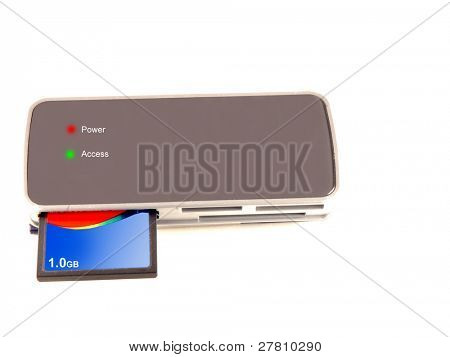 Digitální čtečku s kartou 1 GB kompaktní flase