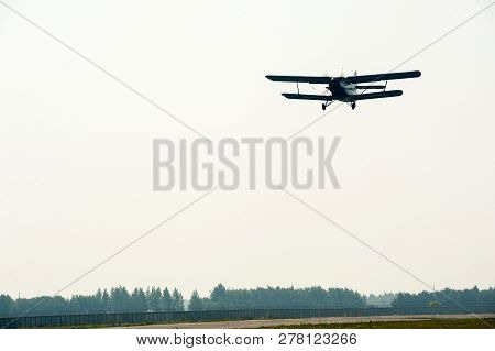 Tyumen, Russia - August 11, 2012: On A Visit At Utair Airshow In Plehanovo Heliport. Antonov An-2 Ai