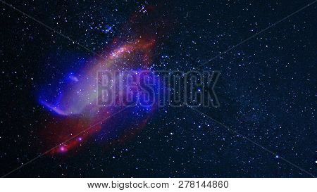 Planets And Galaxy, Cosmos,  Physical Cosmology, Science Fiction Wallpaper. Beauty Of Deep Space. Bi