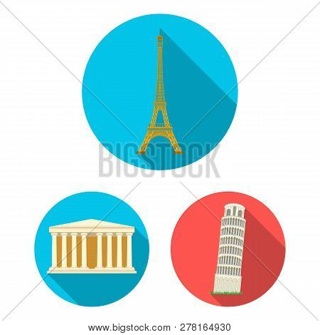 Vector Illustration Of Building And City Logo. Set Of Building And Business Vector Icon For Stock.