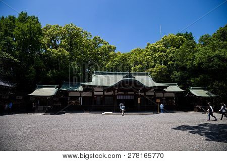 Nagoya, Japan - May 04, 2016: Atsuta-jingu., Atsuta Shrine In Nagoya, Japan., Public Place