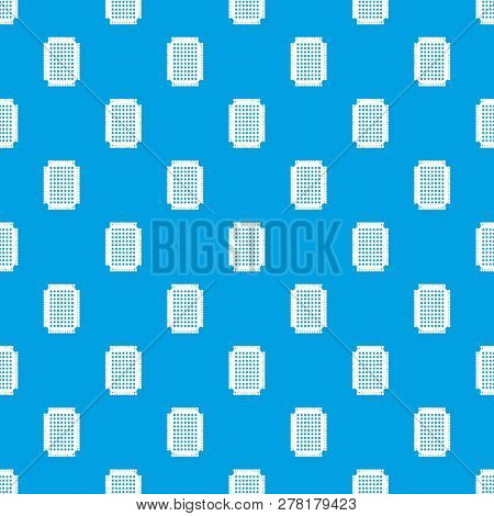Foot Sponge Pattern Seamless Blue Repeat For Any Use