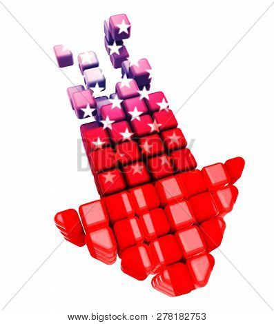 Trumponomics Or Trump Economics Usa Government Finance Failure - 3D Illustration