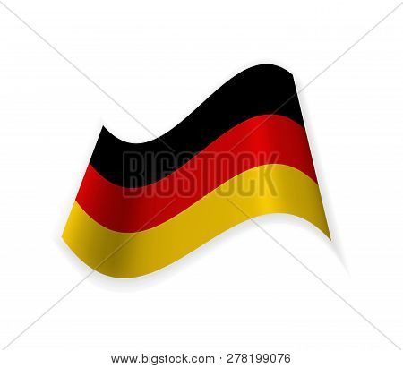 Flag Of Germany. Country In Western Europe. Vector Illustration. National Symbol.