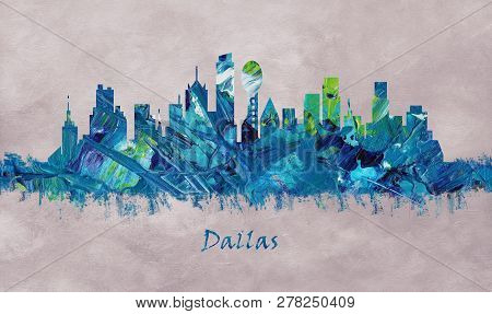 Dallas, A Modern Metropolis In North Texas, Skyline