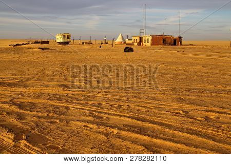 In The Desert The Old Station Six