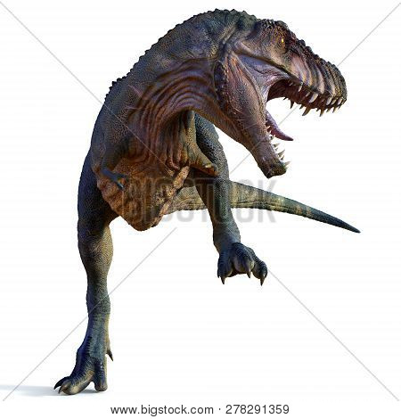 Tyrannosaurus Male Dinosaur 3d Illustration - Tyrannosaurus Was A Carnivorous Theropod Dinosaur That