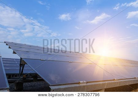 Solar Panel, Alternative Electricity Source - Concept Of Sustainable Resources, And This Is The Sola