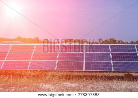 Solar Panel, Alternative Electricity Source - Concept Of Sustainable Resources, And This Is A New Sy