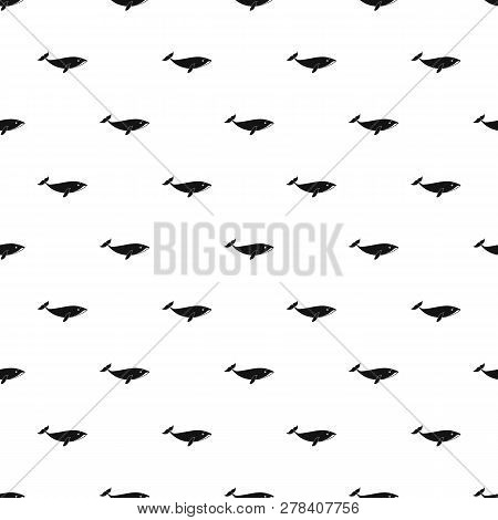 Small Whale Pattern Seamless Vector Repeat Geometric For Any Web Design