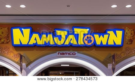 Tokyo, Japan - August 2018: Namjatown Amusement Park Is An Indoor Theme Park In Sunshine City By Jap