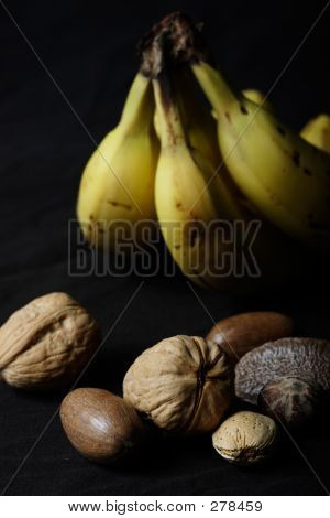 Banan og nødder
