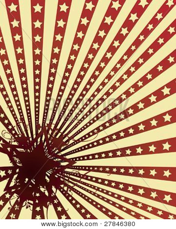 星条旗のベクトルの背景