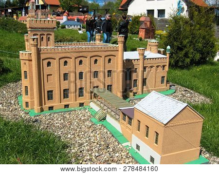 Strysza Buda (mirachowo), Poland - May 03, 2014: Kaszubski Miniature Park. Scale Model