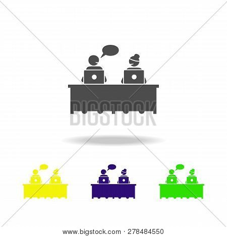 Conversations Icon. Element Of Colleagues Icon For Mobile Concept And Web Apps. Detailed Conversatio
