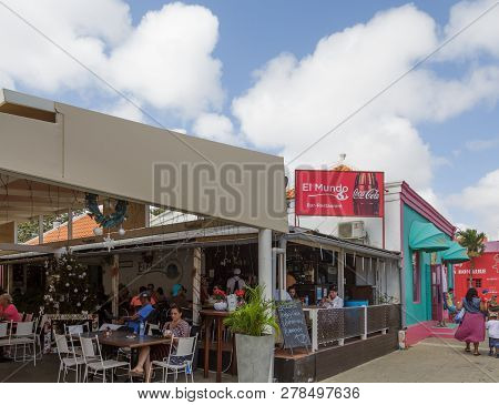 Kralendijk, Bonaire- December 18, 2015: Being South Of The Hurricane Belt And Because Of The Constan