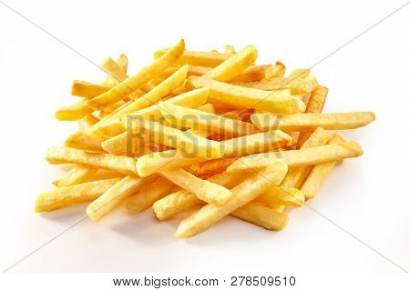 Pile Of French Fries In Close-up