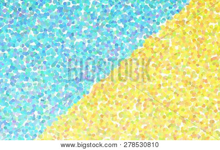 Abstract Pastel Pointillistic And Geometric Background Pattern