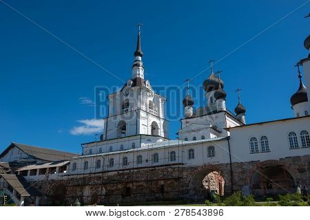 Solovki, Republic Of Karelia, Russia - June 27, 2018: In The Spaso-preobrazhensky Solovetsky Monaste