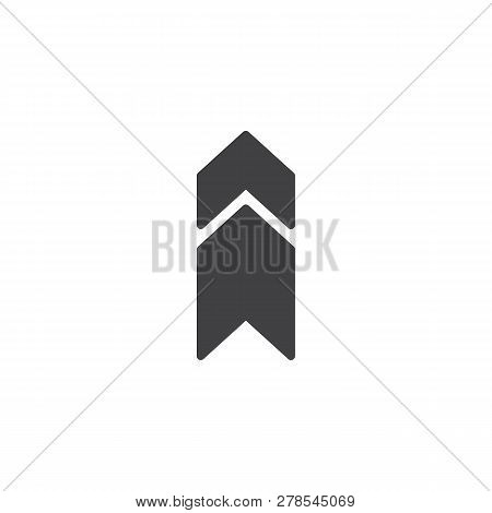 Arrow Up Vector Icon. Filled Flat Sign For Mobile Concept And Web Design. Abstract Arrows Up Directi