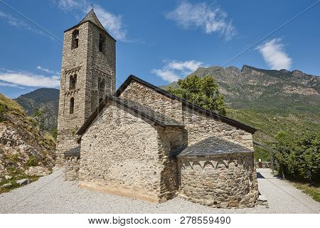 Spanish Romanesque Art. Sant Joan De Boi Church. Catalonia. Horizontal