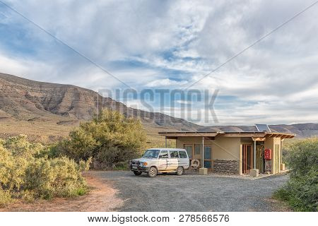 Tankwa Karoo National Park, South Africa, August 30, 2018: A Camping Site At Perdekloof In The Tankw