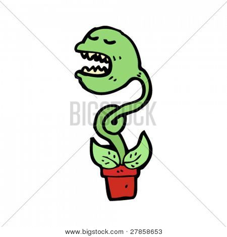 mówienie venus flytrap kreskówka