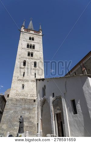 Susa, Turin, Piedmont, Italy: Medieval Cathedral Of San Giusto