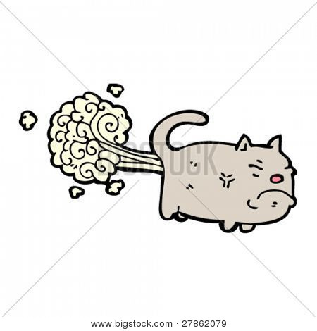 放屁的猫卡通