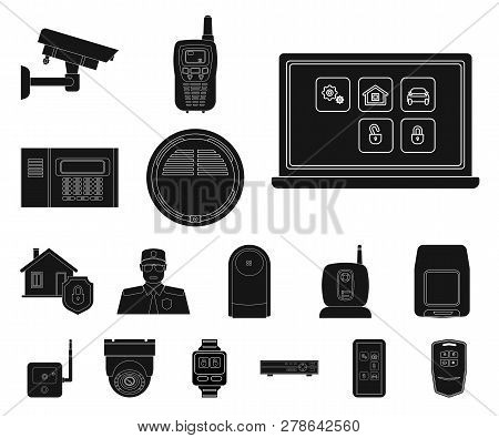 Isolated Object Of Office And House Icon. Collection Of Office And System Stock Symbol For Web.