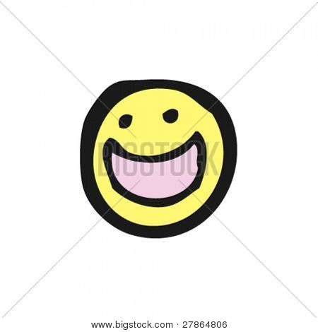 smiley ansigt tegneserie