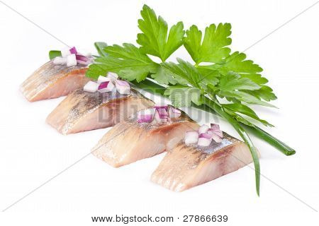 Zout filet haring