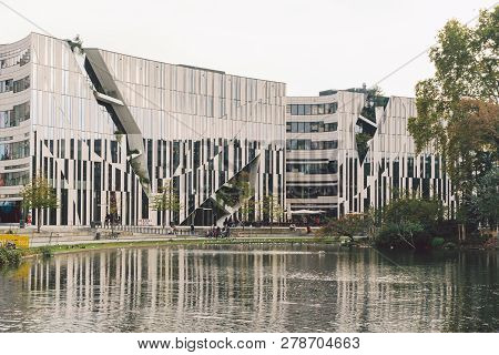 October 27, 2018. Germany, D Sseldorf. North Rhine. Building Complex, Known As K -bogen City Center,