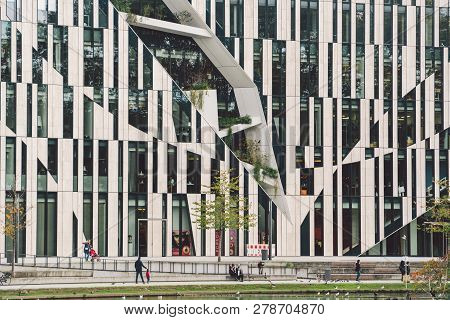 October 27, 2018. Germany, D Sseldorf. North Rhine. Building Complex, Known As K -bogen City Center,