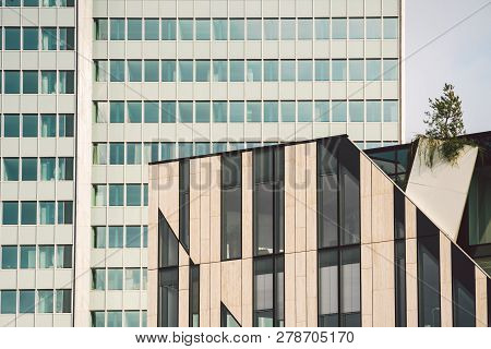 October 27, 2018. Germany, D Sseldorf. North Rhine. Building Complex, Known As K -bogen City Center,