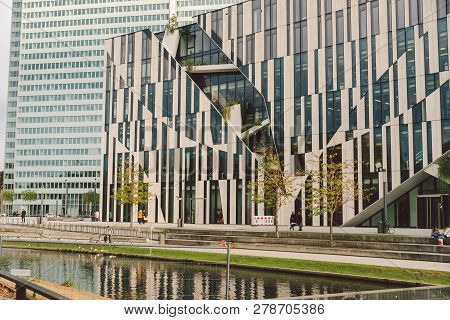 October 27, 2018. Germany, D Sseldorf. North Rhine. Building Complex, Known As K -bogen City Center,