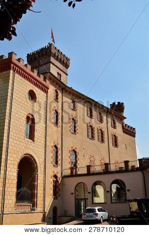 View Of The Castle Of Barolo, Home Of The Wine Museum,