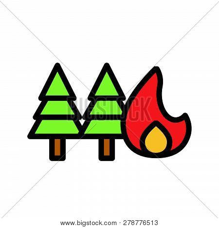 Fire Insurance Vector, Insurance Related Filled Design Editable Stroke Icon