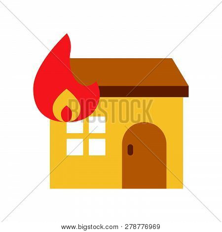 Property Insurance Vector, Insurance Related Flat Design Icon