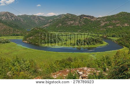 Skadar Lake And Crnojevica River In Montenegro