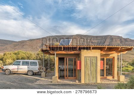 Tankwa Karoo National Park, South Africa, August 30, 2018: A Camping Site At Perdekloof In The Tankw
